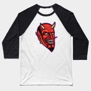 Devil head Baseball T-Shirt